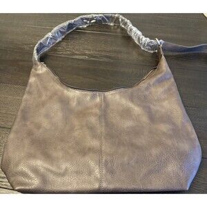 Nwot Womens Dark Brown Faux Leather Satchel Handbag Purse New